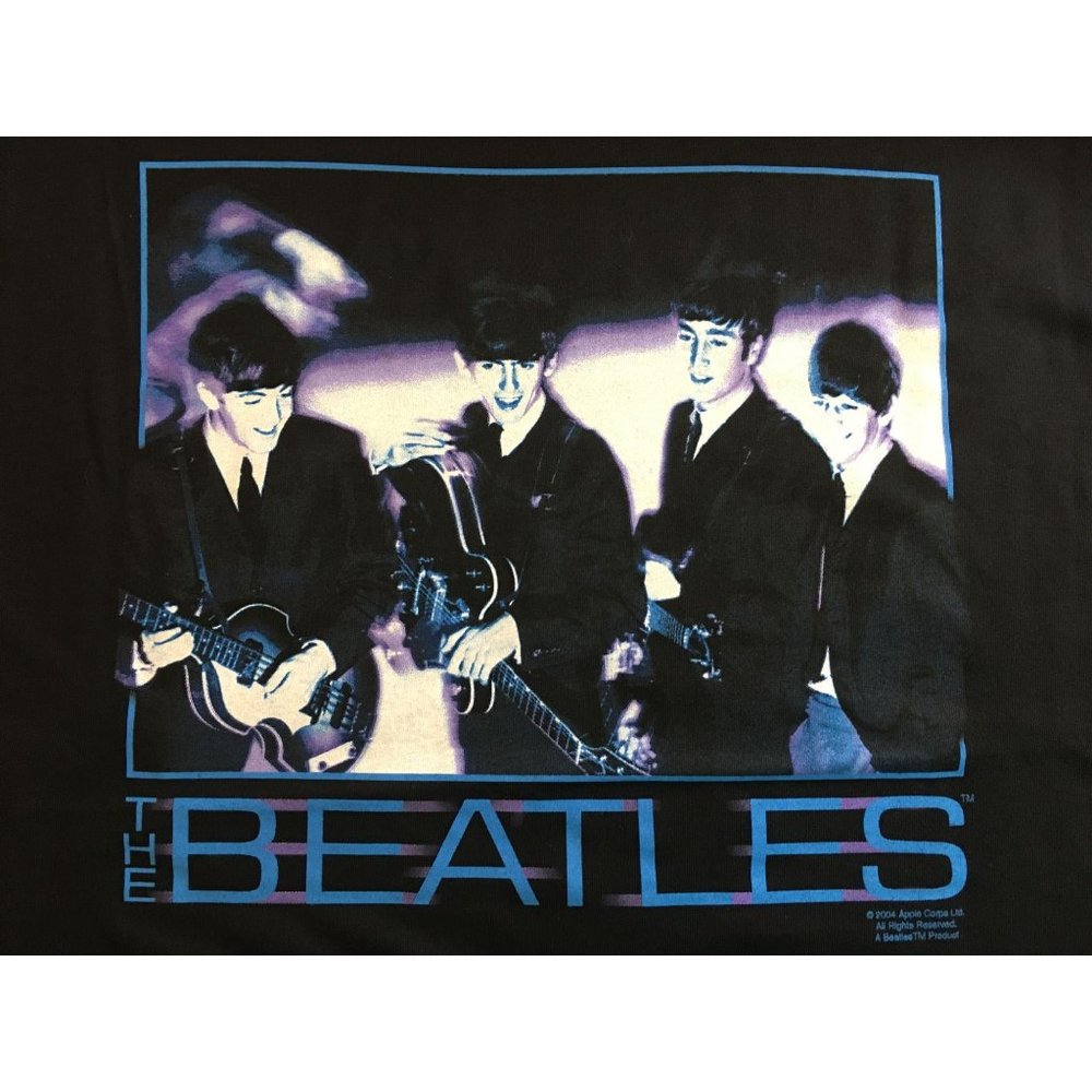 Beatles Vibrant Blue Adult T-Shirt - Size XL